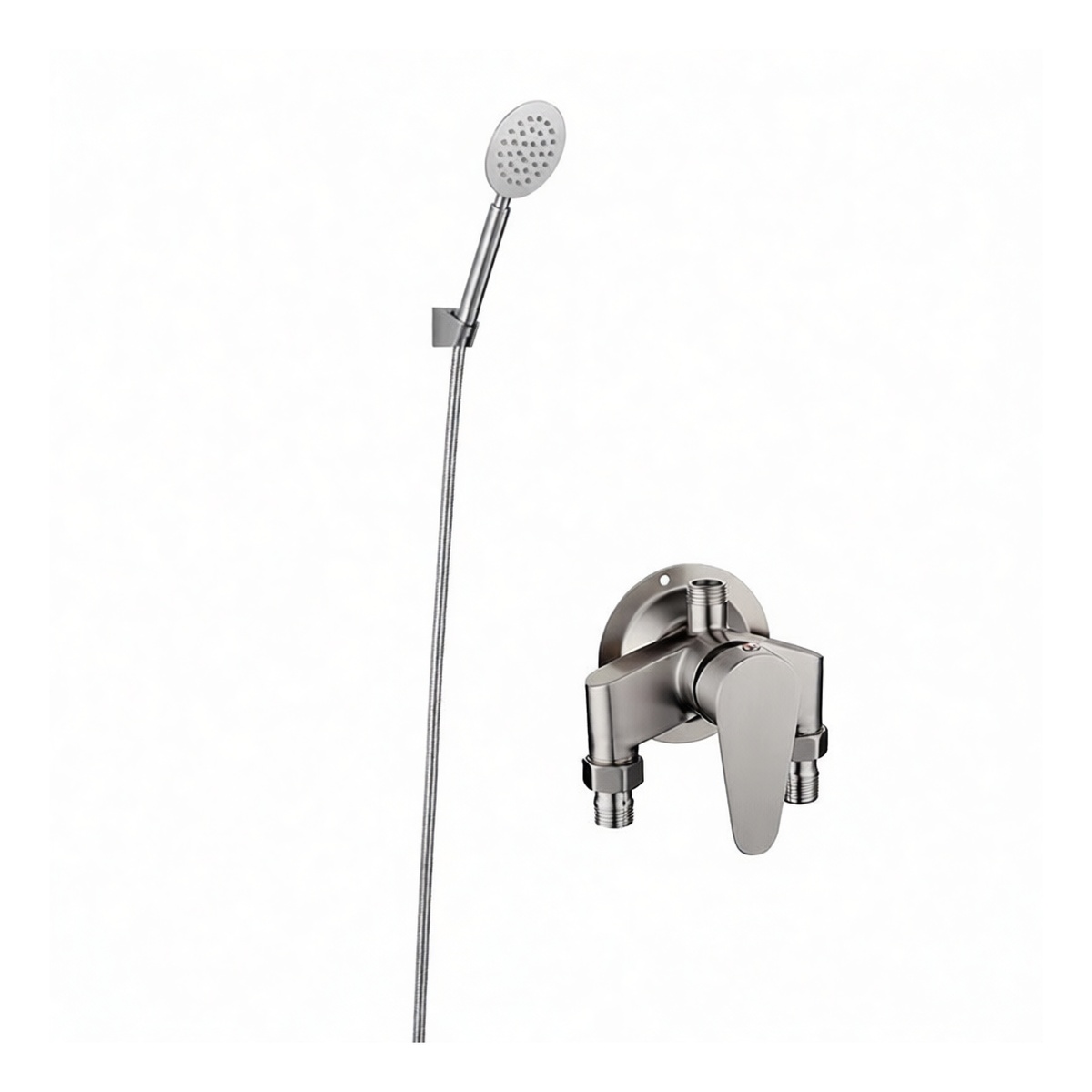 Wall Mount 304 Stainless Steel Shower Kit, 9.06x6.3x5.12in, Pkg Qty 5