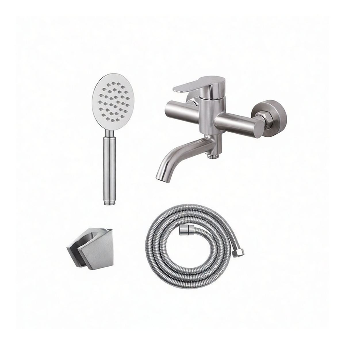 304 Stainless Steel Surface Mount Shower System, 9.06x6.30x5.12in, Pkg Qty 12