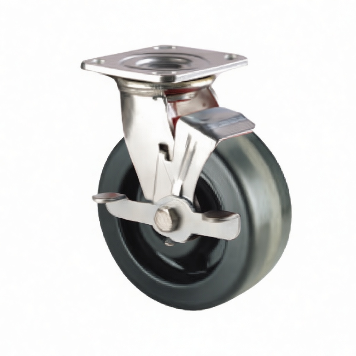 4" Phenolic Swivel Caster Track Wheel 968 lbs Heat Resistant, Pkg Qty 2