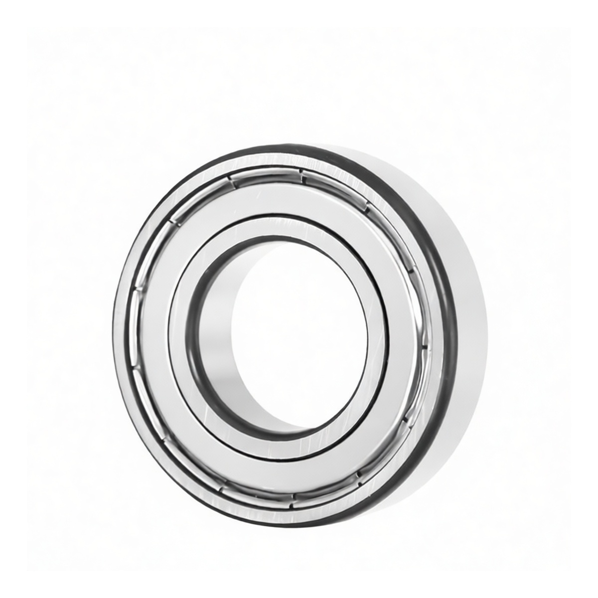 Steel Deep Groove Ball Bearing 0.787in Bore 1.457in OD, Pkg Qty 20