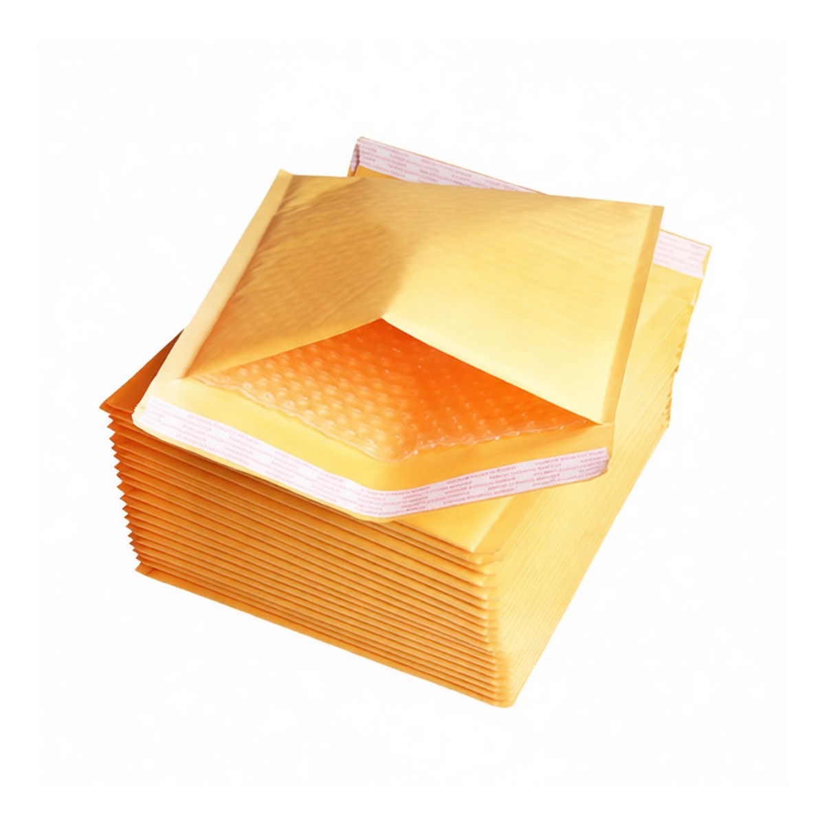 Kraft Paper Bubble Mailer 15.4x9.8 in Self-Seal A1712, Pkg Qty 100