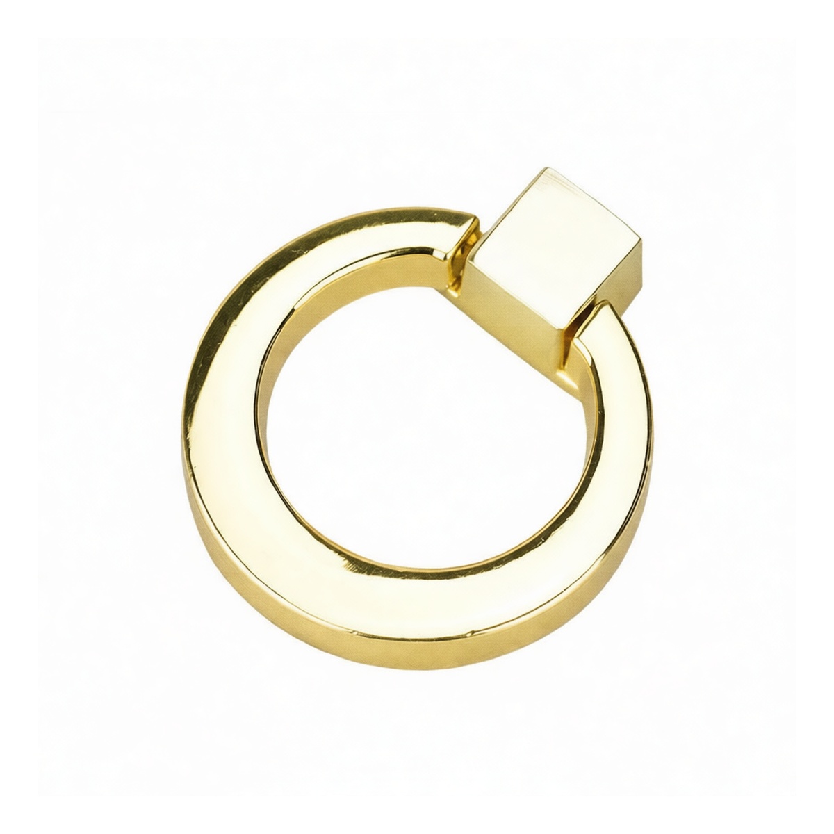 Gold Finish Light Duty Hand Knob, 0.16 in Diameter, M4 Thread, Pkg Qty 36