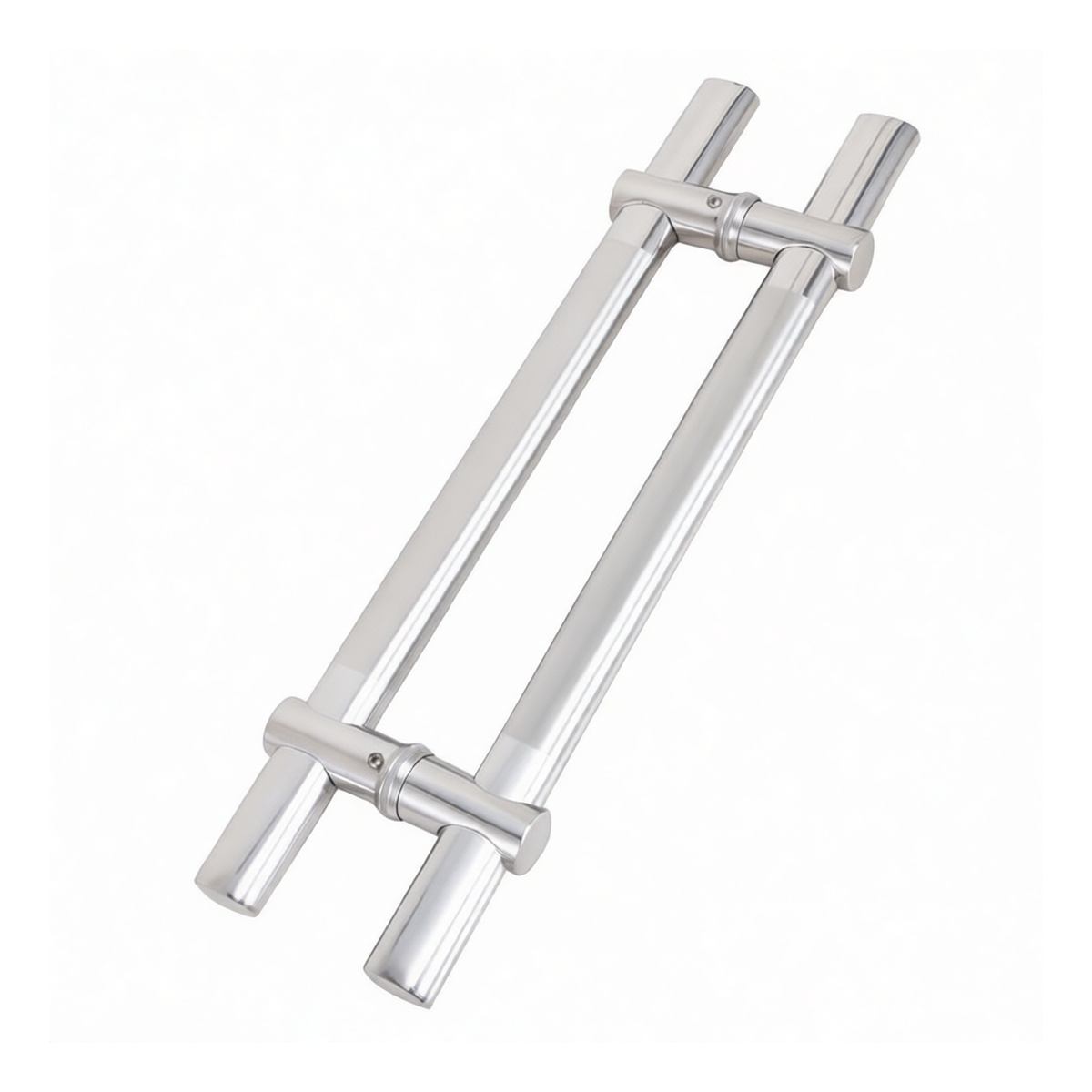 Stainless Steel Glass Door Handle, 23.62 in, 50 lbs Capacity, Pkg Qty 24