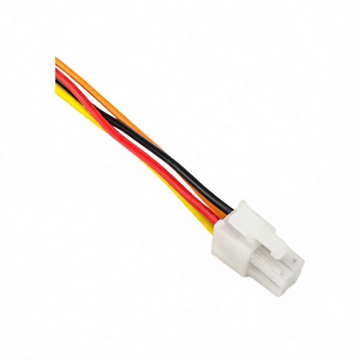 22AWG 2-Conductor PVC Jumper Wire 300V 10A 12in, Pkg Qty 100