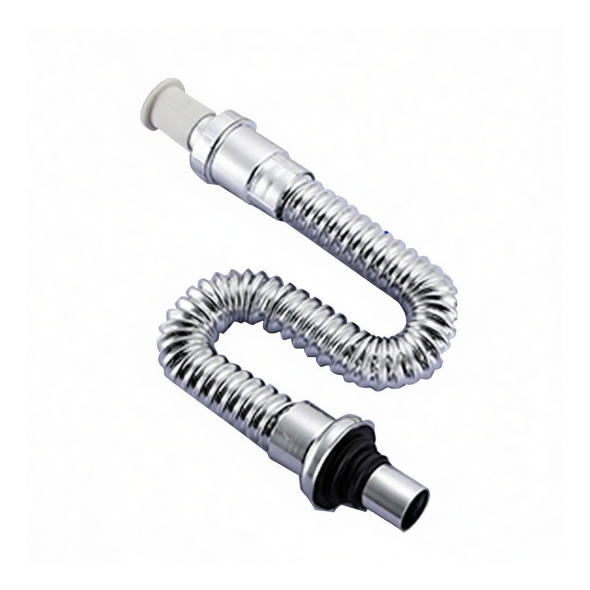 ABS Plastic Bathroom Sink Drain Pipe, 15.75-31.5 in, 30-32mm Connection, Pkg Qty 12