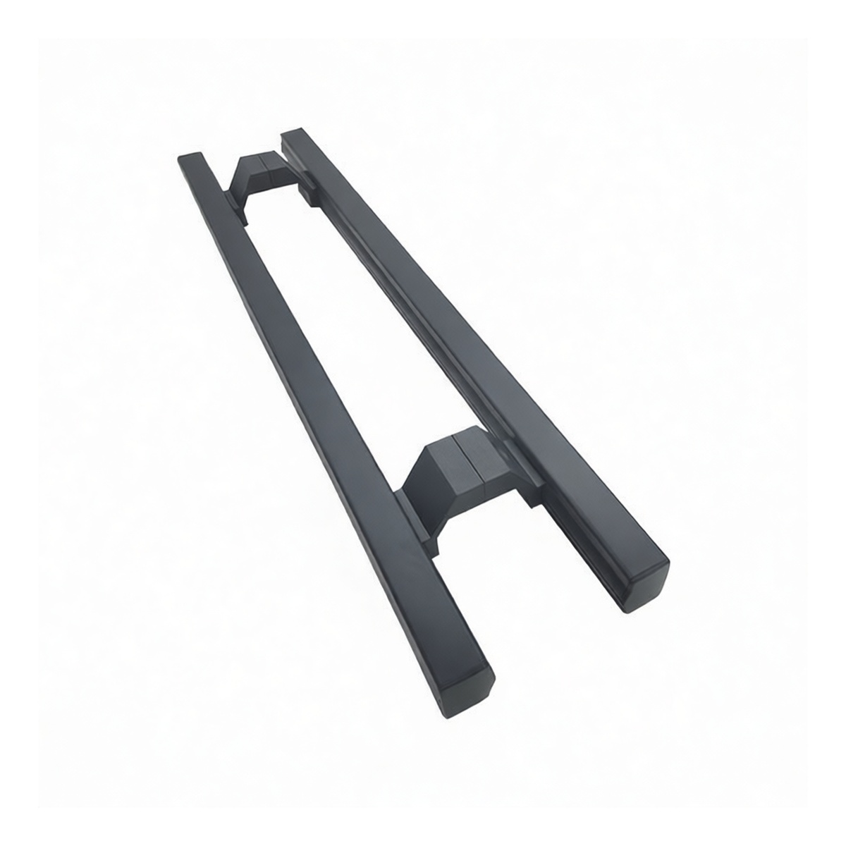 Aluminum Alloy Dark Gray 39.37 in Hoof Pull Handles, Pkg Qty 2