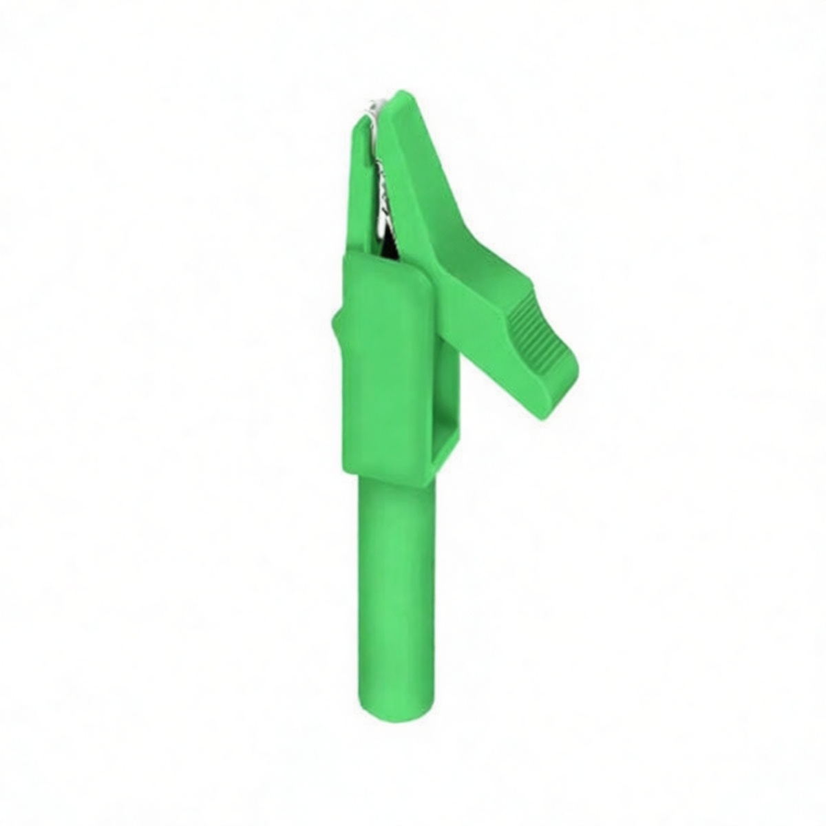 22AWG PVC Insulated Test Lead Clip 600V 15A Green, Pkg Qty 50