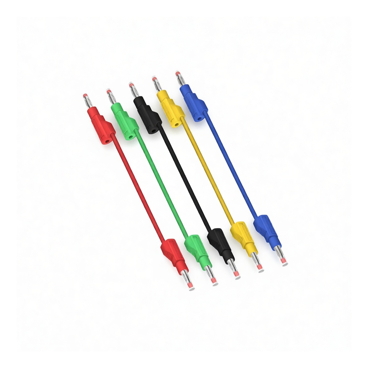 12 AWG PVC Banana Plug Cord 600V 20A Red 79 in, Pkg Qty 12