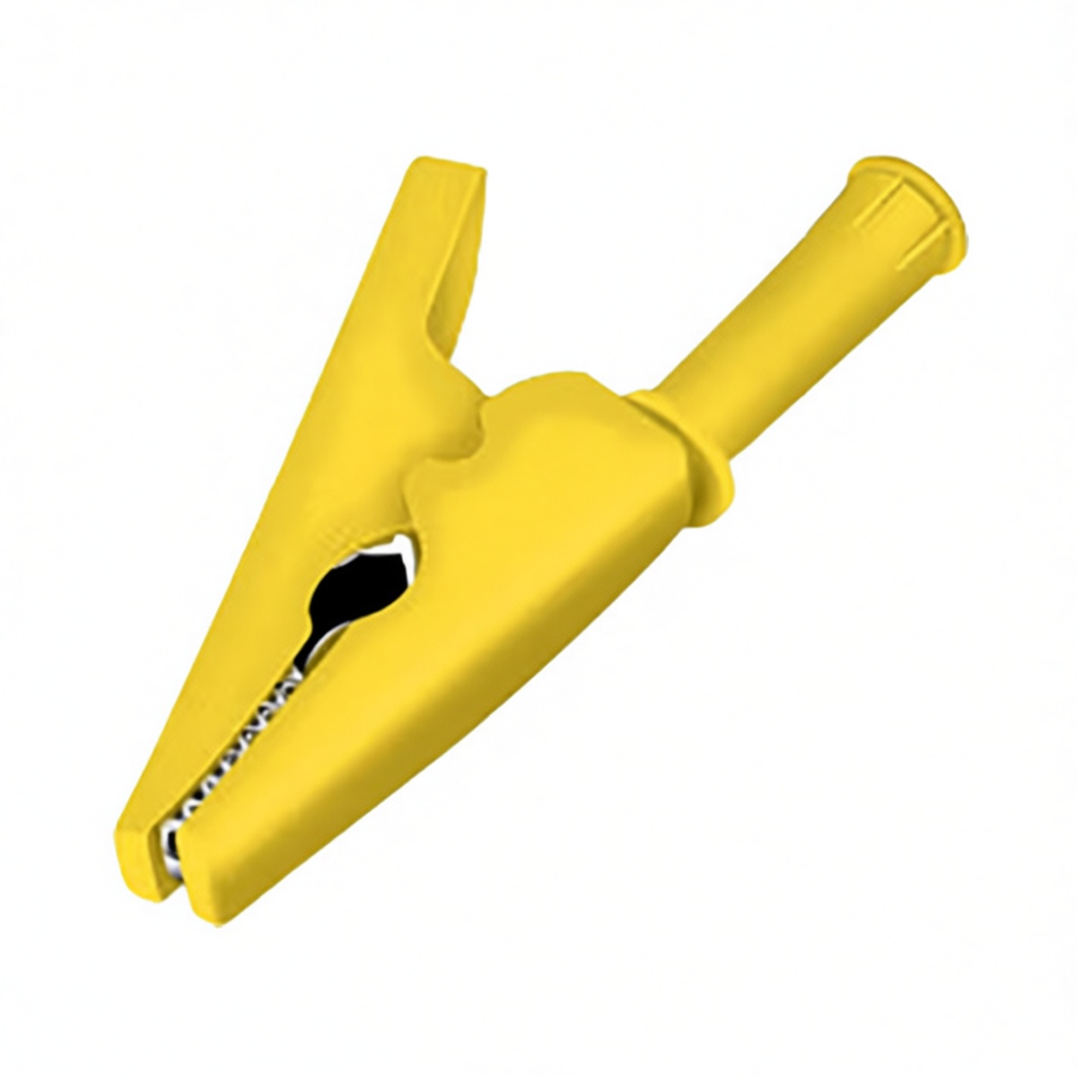 50A Copper Alligator Clip 600V Yellow Grounding, Pkg Qty 50