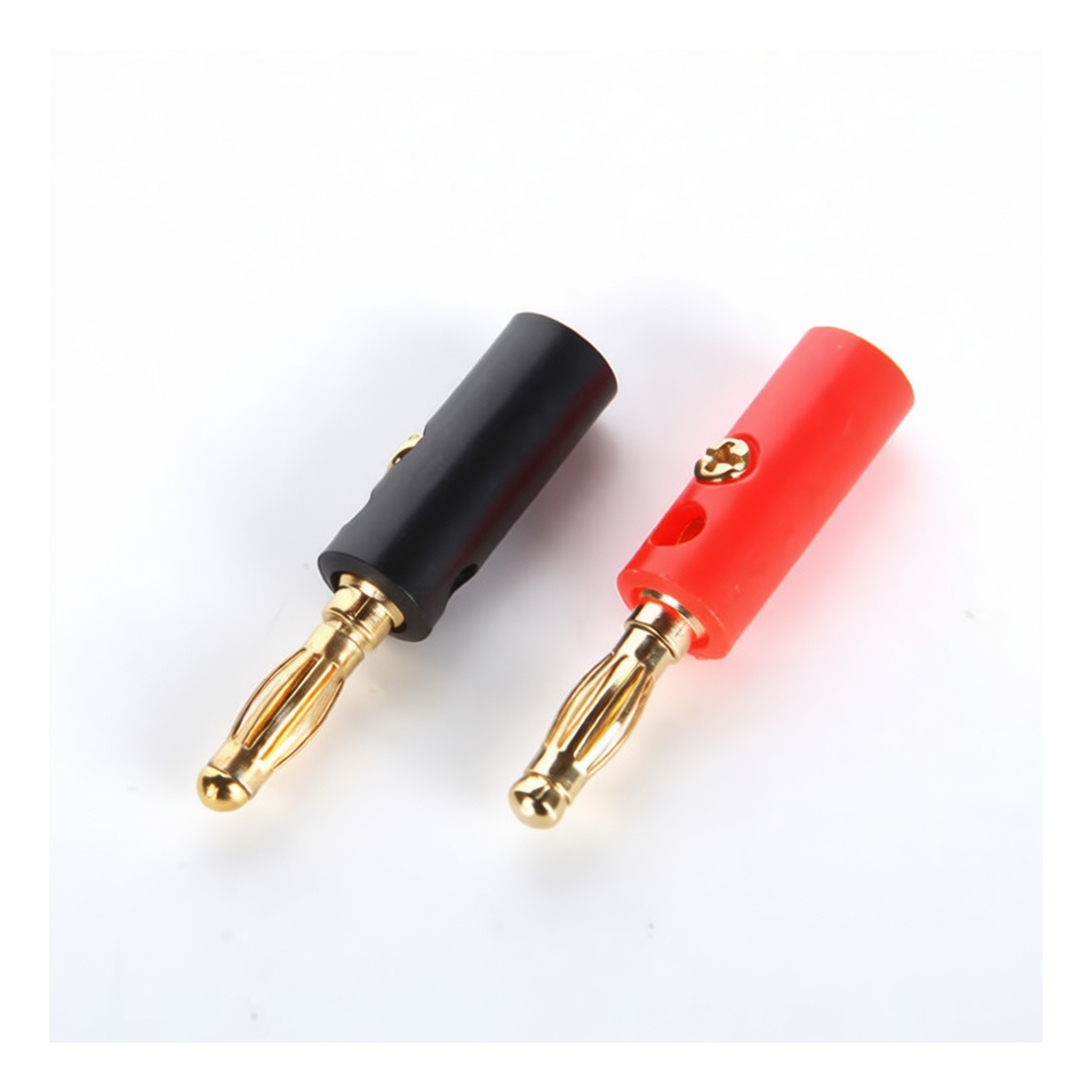 18AWG Copper Test Lead, 4mm Gold Banana Plug, 600V 15A Red, Pkg Qty 100