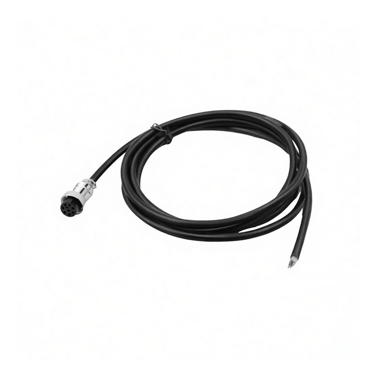 GX16 2-Pin Aviation Plug, 18 AWG PVC Cord, 7A 200V, Pkg Qty 20