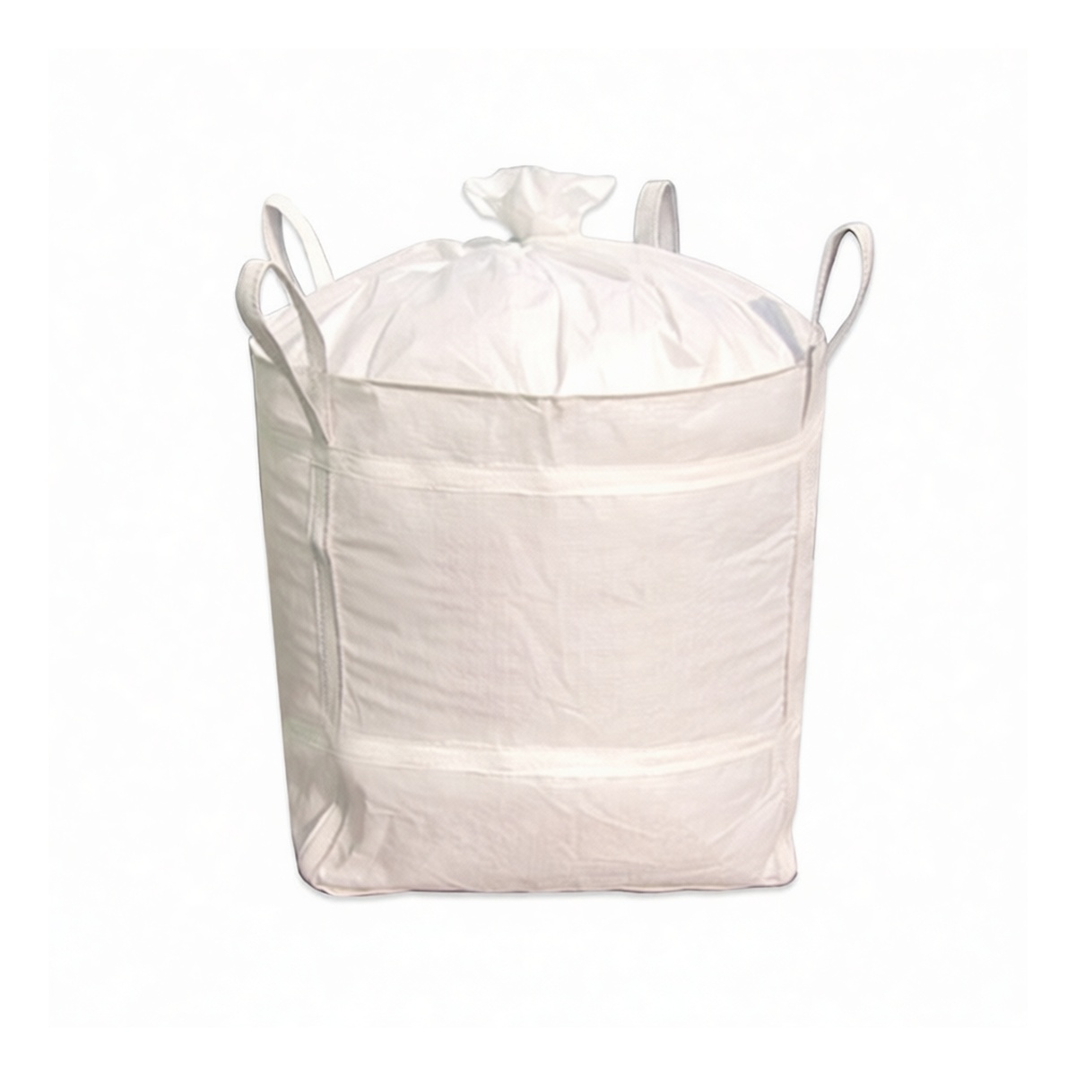 Polypropylene Bulk Bag 31.5x31.5 in 3307 lbs Flat Bottom, Pkg Qty 5