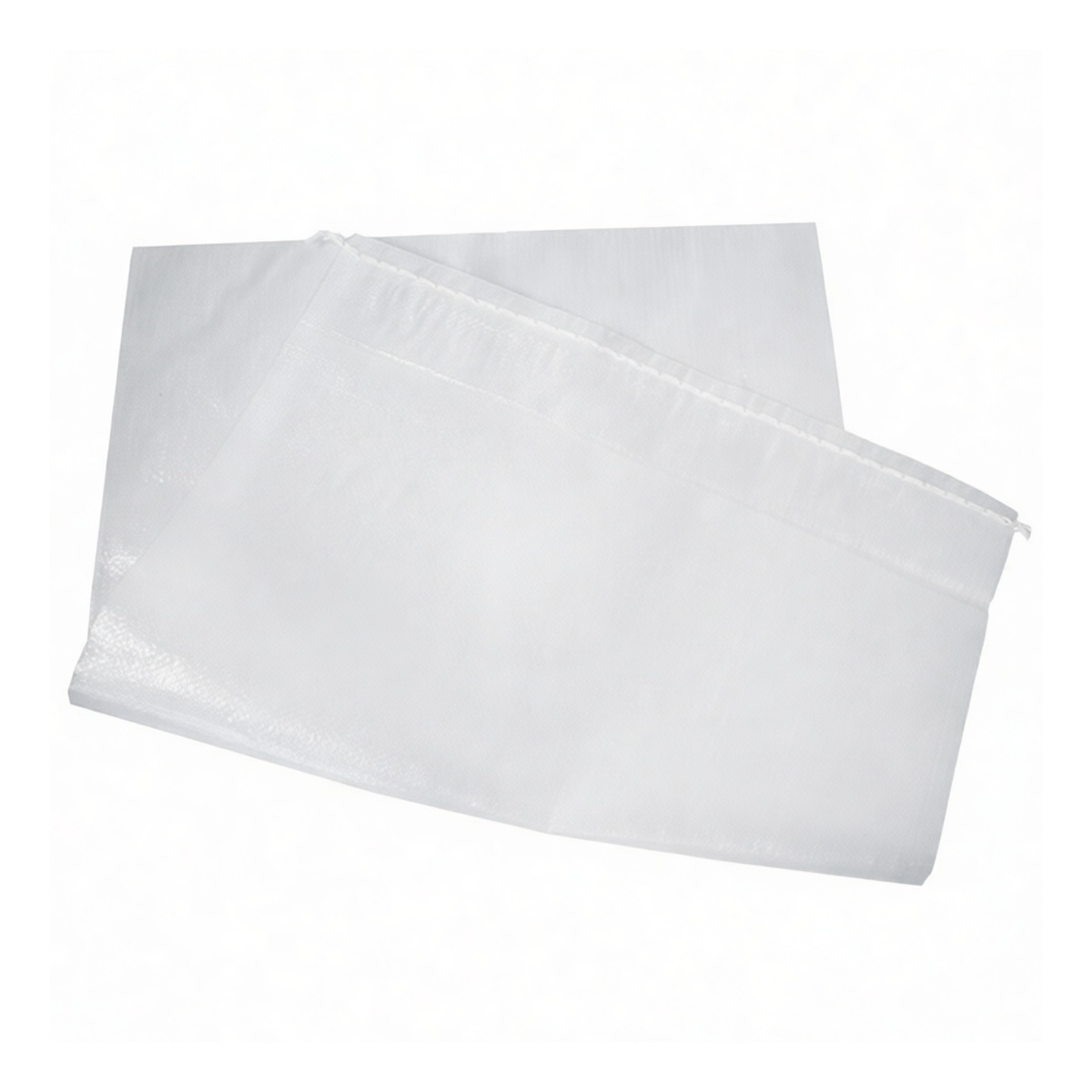 Transparent Polypropylene Woven Bag 31.5x19.7 in 66 lbs Load, Pkg Qty 50