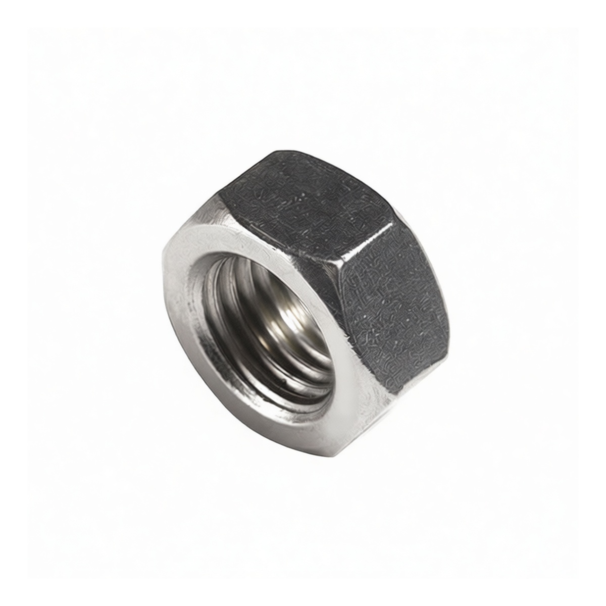 Stainless Steel 304 A2-70 Hex Nut, M33, 1.299" Flats, Pkg Qty 25