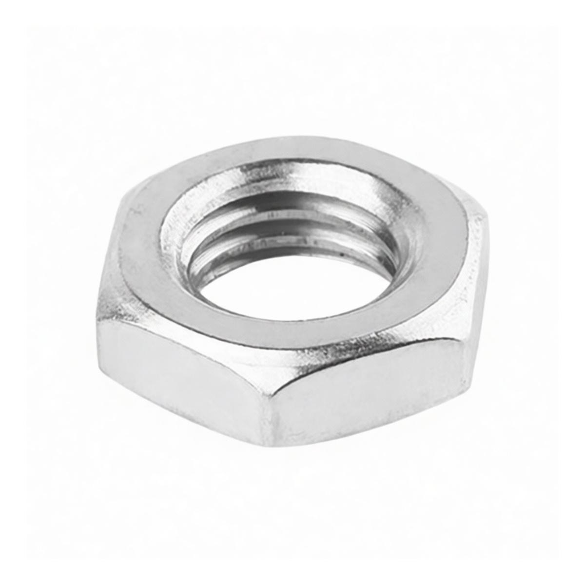 Stainless Steel 304 A2-70 Hex Nut, M5 x 0.315", Plain, Pkg Qty 1000