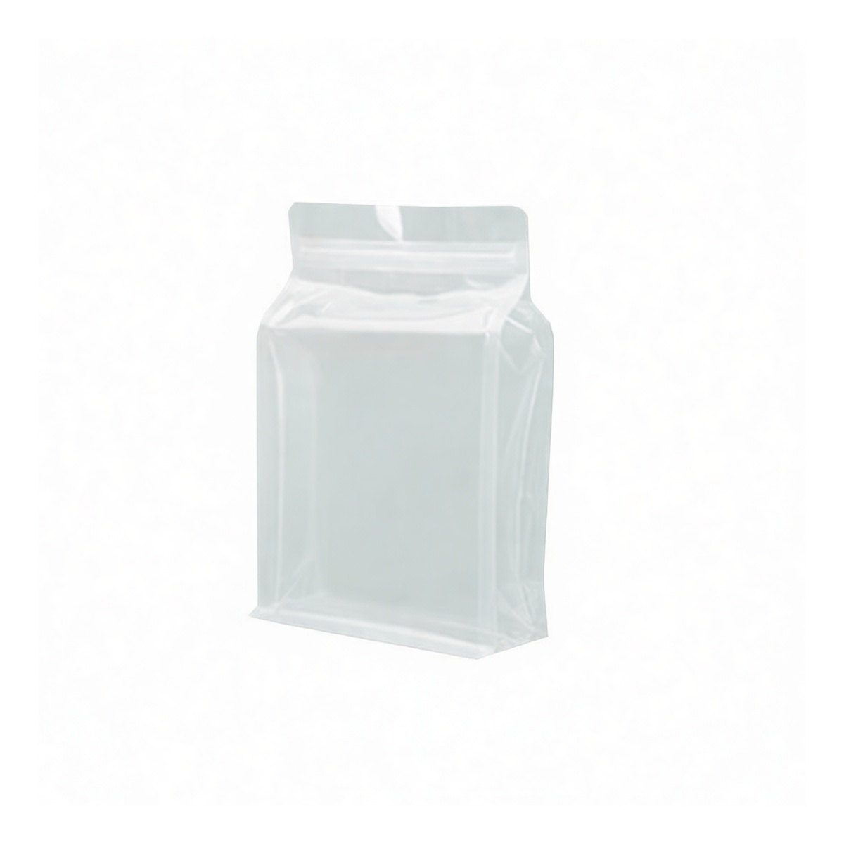 Plastic 8-Side Seal Bag 9.4x5.5 in Clear Zipper Retail, Pkg Qty 500