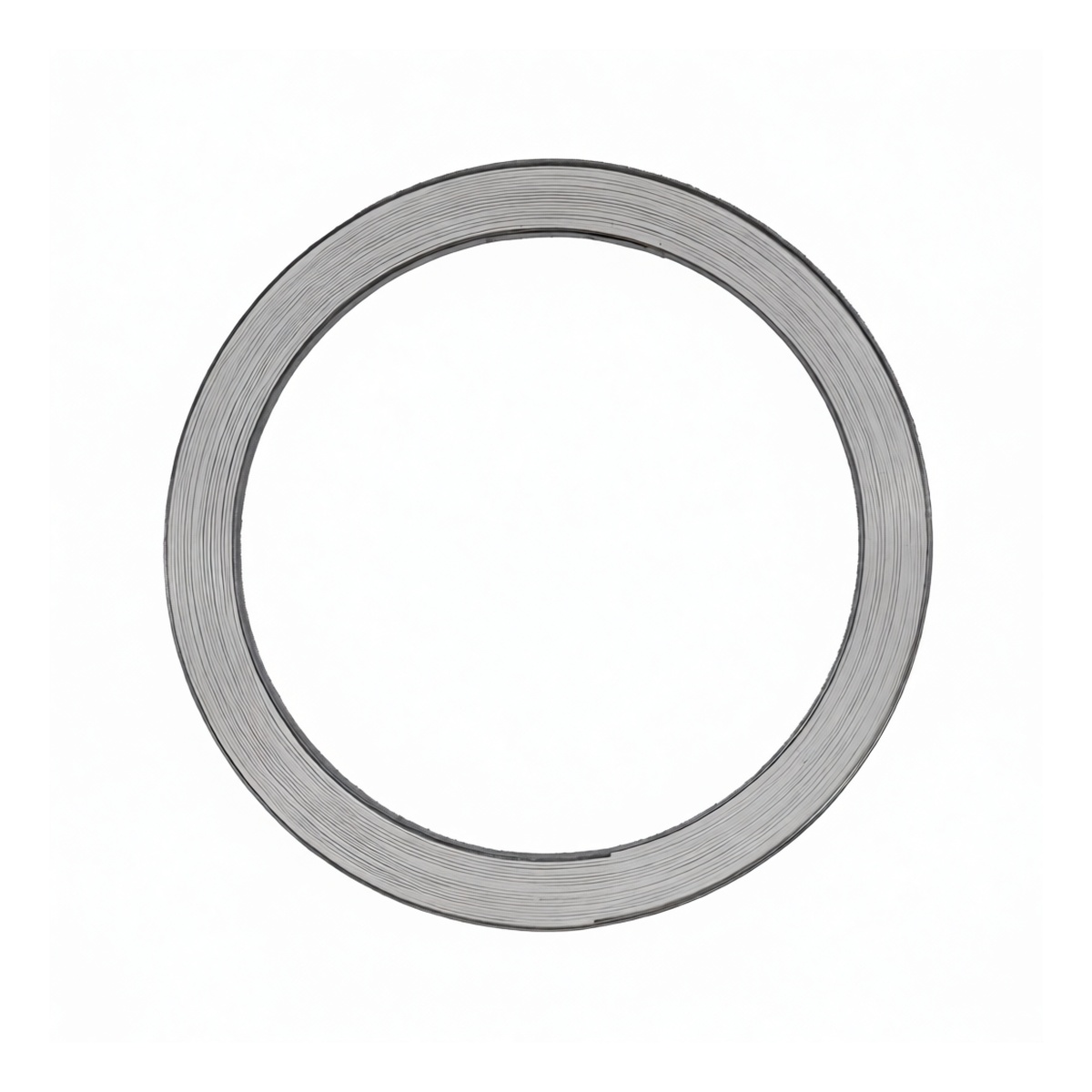 321 Stainless Steel Spiral Wound Gasket, 4.5" Thick, 25" OD, PN 16