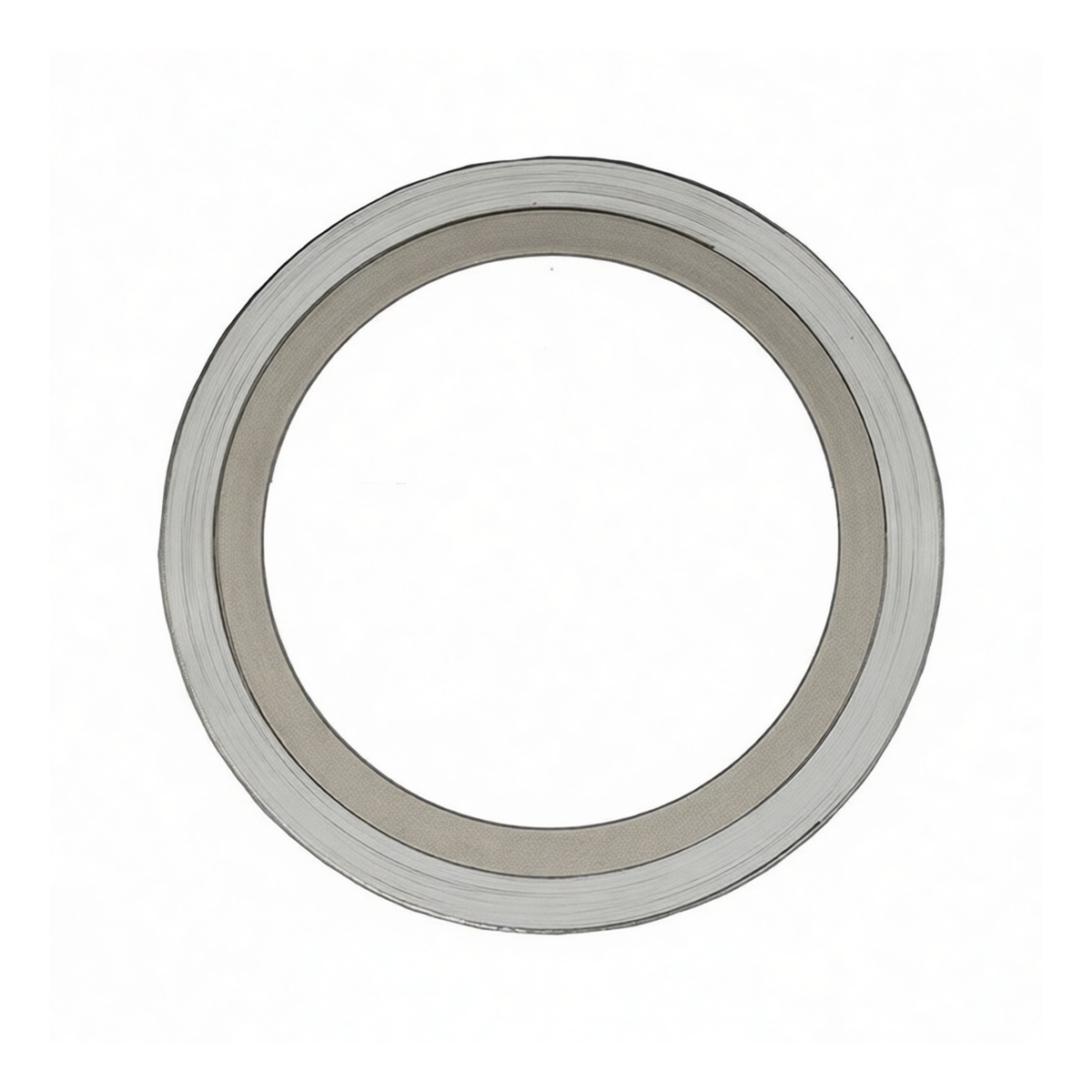 304 Stainless Steel PTFE Spiral Wound Gasket, 1.06 in, 900 lb, Pkg Qty 100