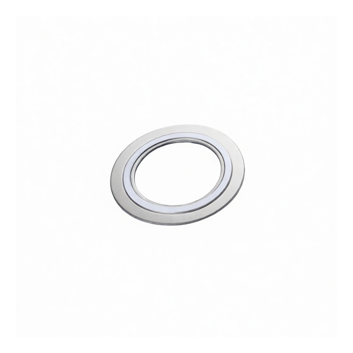 D-Type Spiral Wound Gasket, 17.68 in, 316L Steel, Flanged Connection