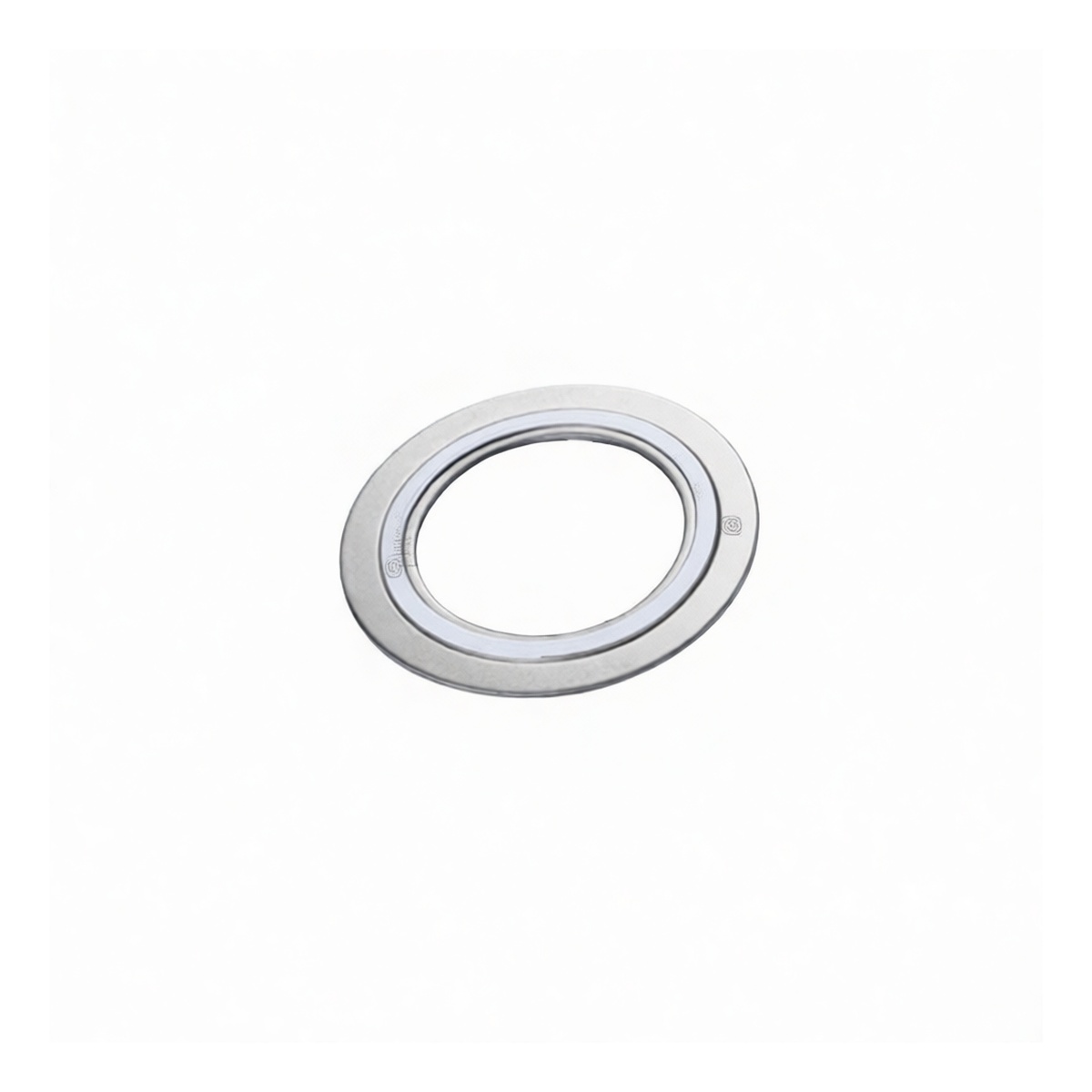 Stainless Steel PTFE Spiral Wound Gasket, 5.51" x 7.72", Flange, Pkg Qty 12