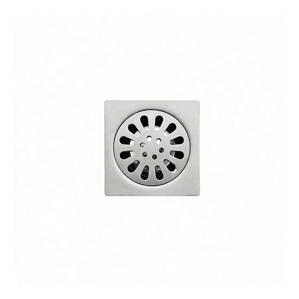 Stainless Steel 3.94x3.94in Drain Cover for 2-3in Pipes, Pkg Qty 40