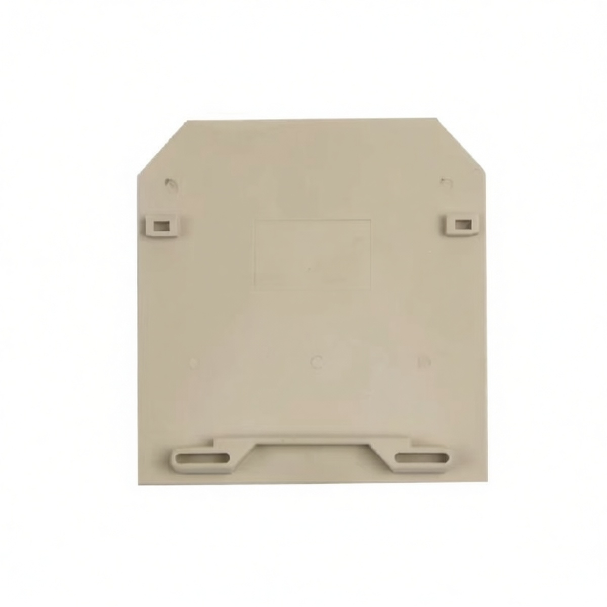 Polyamide End Plate for SAK-10 Wireway, 0.4 in, 600V, NEMA 1, Pkg Qty 100