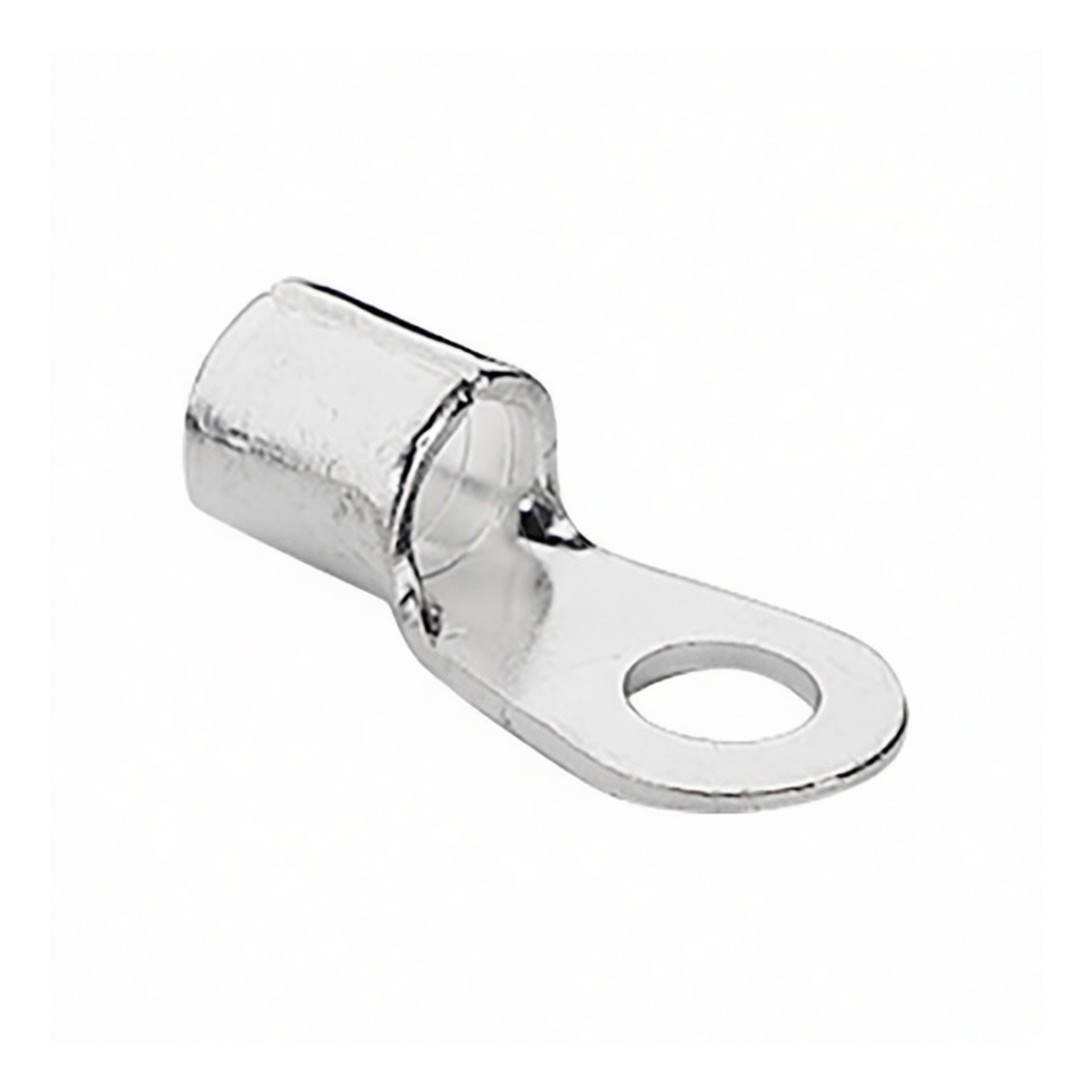 Silver Plated Copper OT Ring Terminal 10 AWG 600V 30A Flexible Cord, Pkg Qty 500