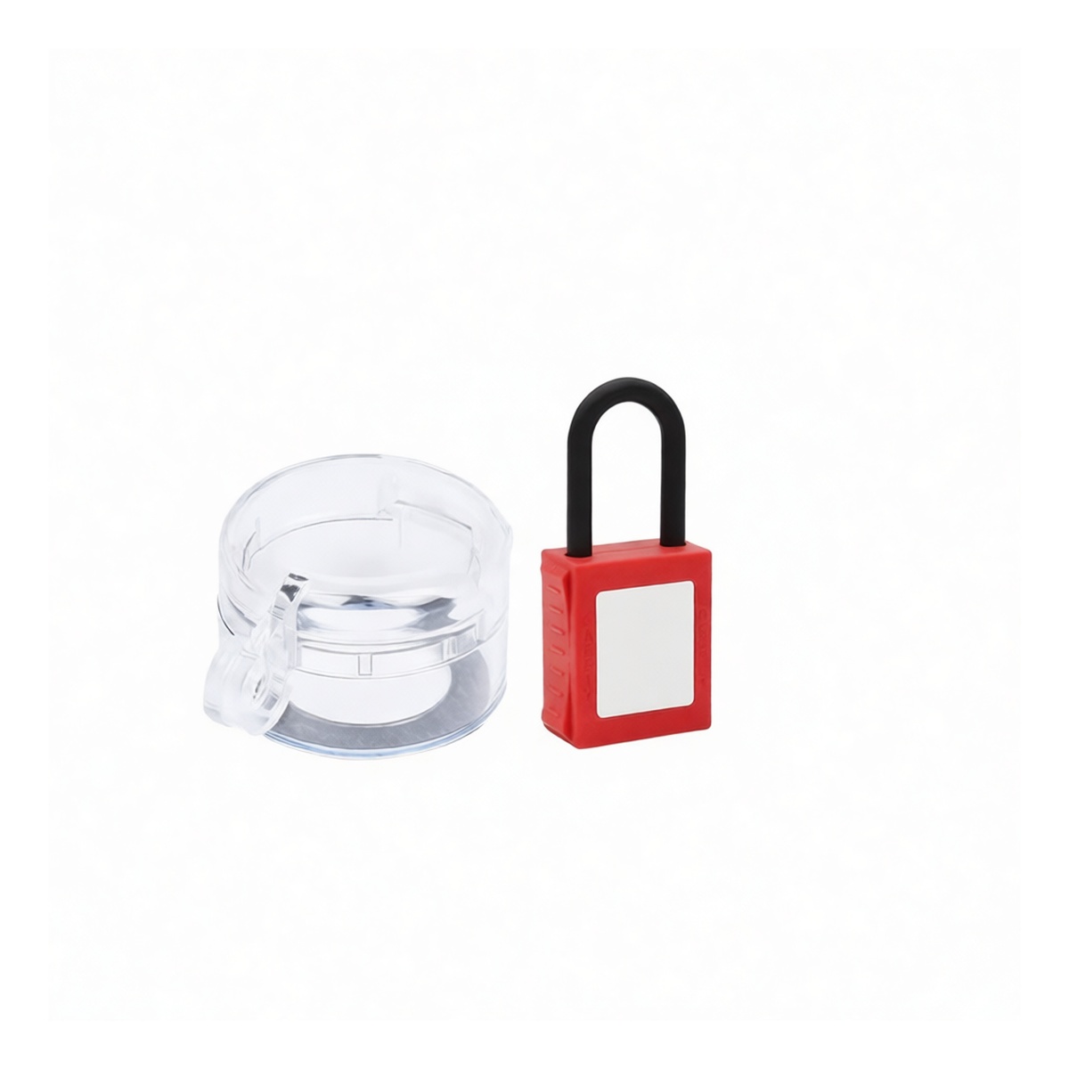 Push Button Lockout Kit, Plastic & Metal, for <1.18 in Aperture, Pkg Qty 20