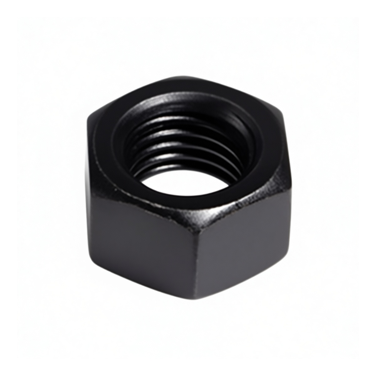 Grade 8 Carbon Steel M30 Hex Nut, 1.181 in, Black Oxide, Pkg Qty 36