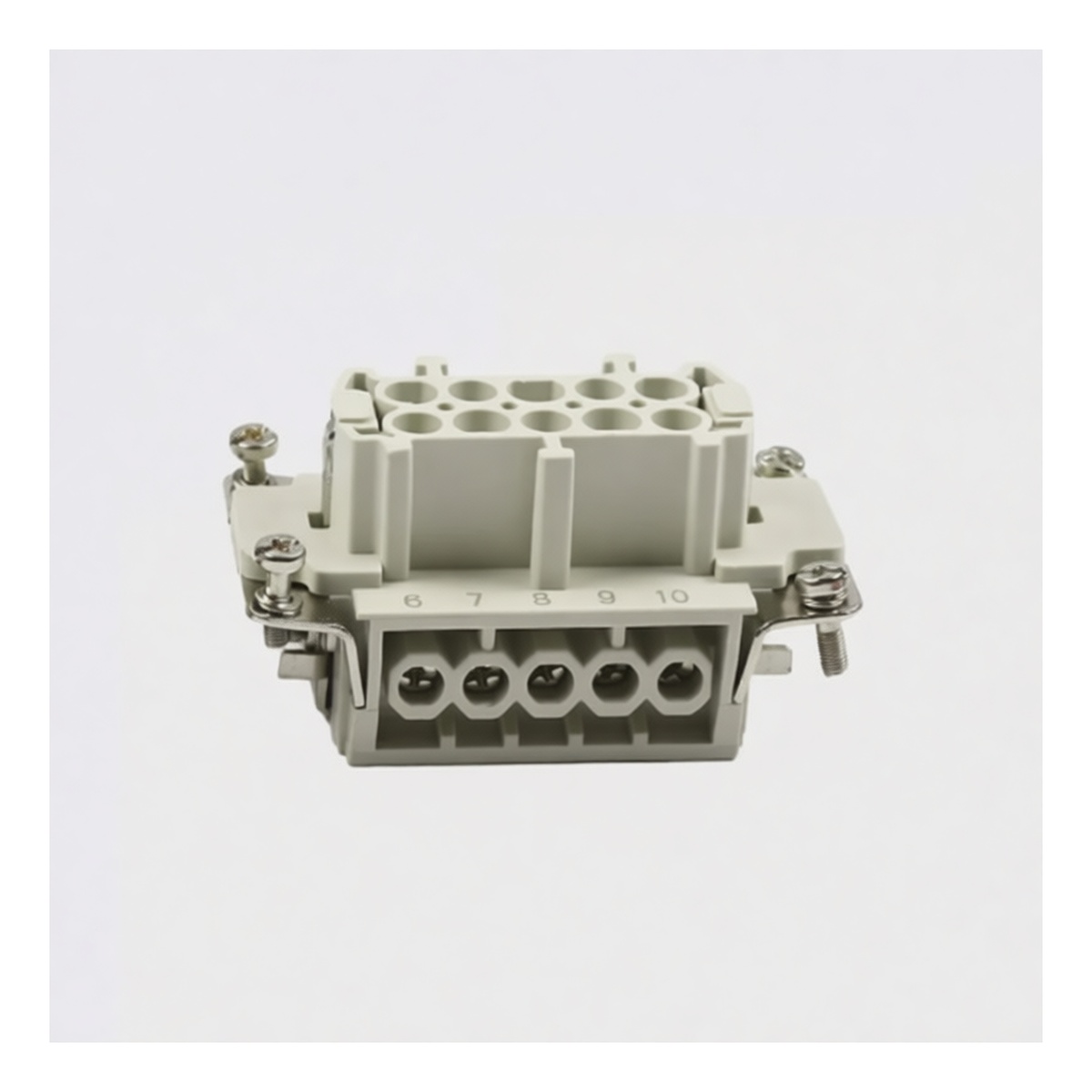 16A 500V Heavy Duty Connector Socket Cast Aluminum Alloy, Pkg Qty 12