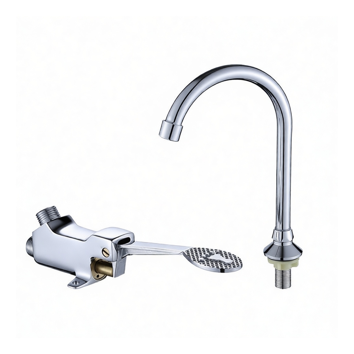 Foot-Activated Mop Sink Faucet, Copper Alloy, 9.25 Inch, Pkg Qty 12