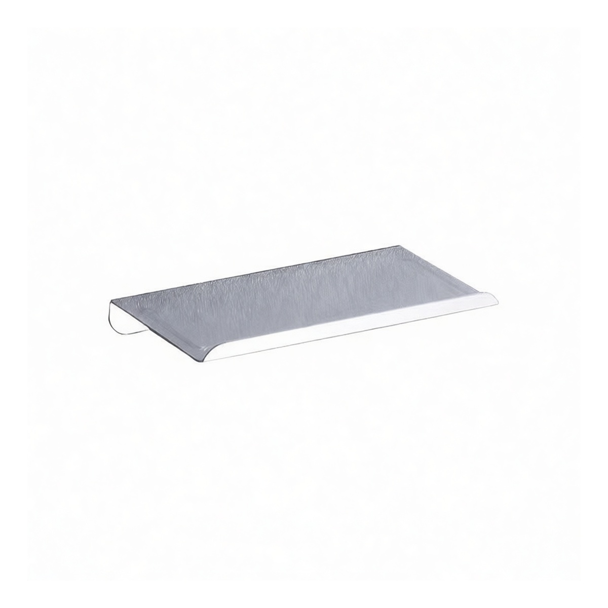 Aluminum Alloy Adhesive Shelf Hook for Bathroom, 6.7x3.7x0.8 in, Pkg Qty 24