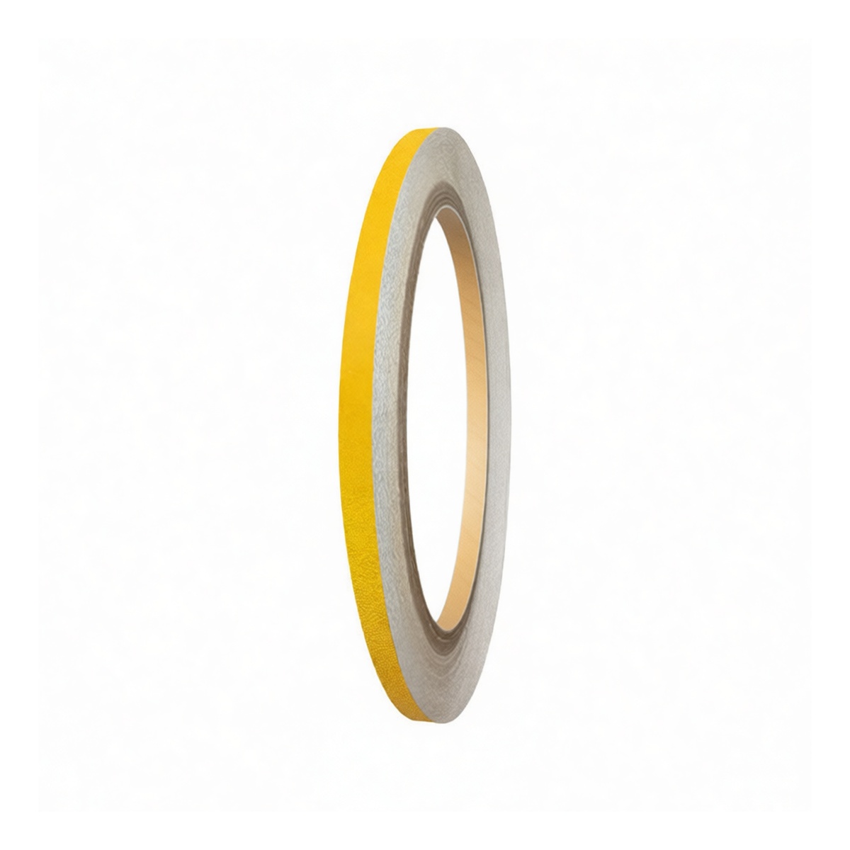 0.39 in x 49.2 ft PVC Reflective Anti-Slip Tape, Yellow, Pkg Qty 12