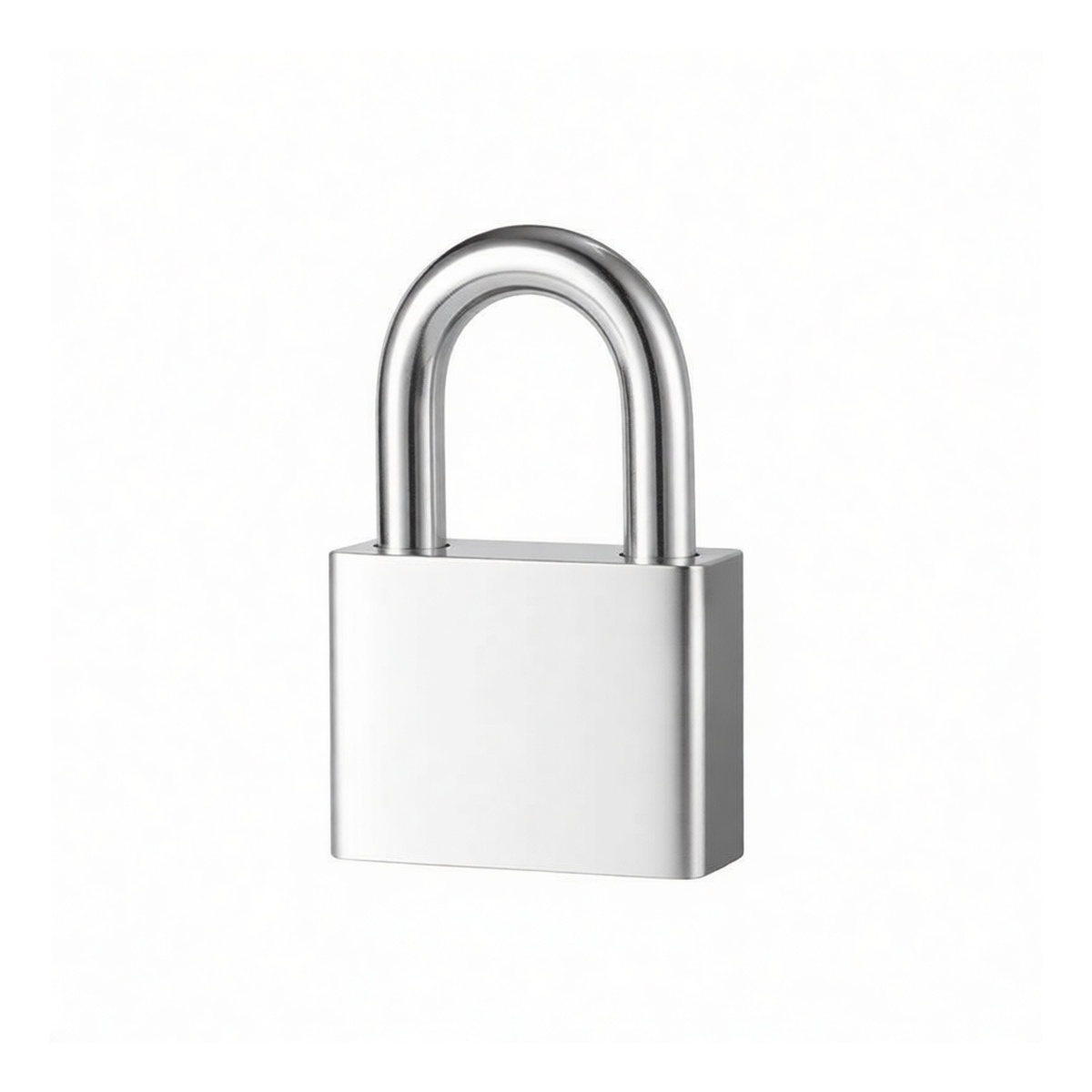 Stainless Steel Disc Detainer Padlock, 2.36 in, Polished, Pkg Qty 2