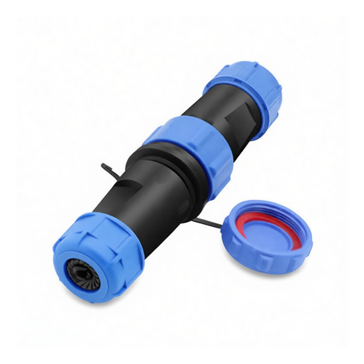 5-Conductor 10 AWG Plastic Connector Pair 30A 500V for Portable Cord, Pkg Qty 20