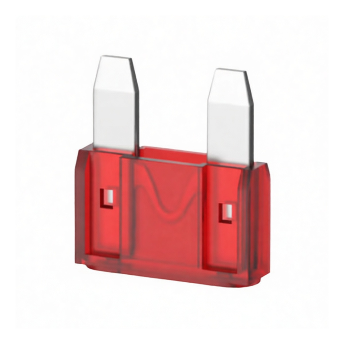 Metal Alloy Plug-in Fuse S-10A-R for Universal Vehicles, Pkg Qty 500