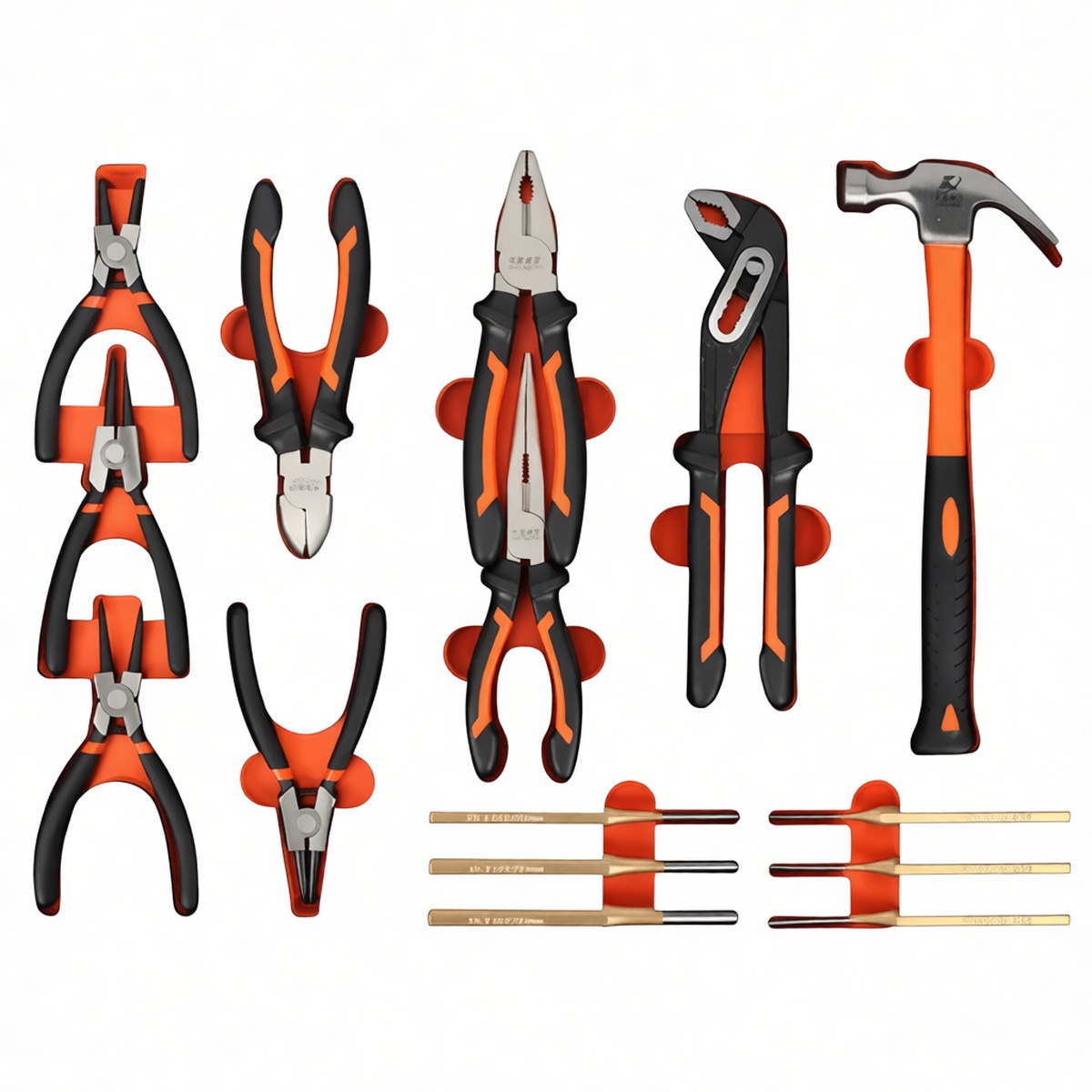 15-Piece Steel Plier Set for Multi-Tool Applications