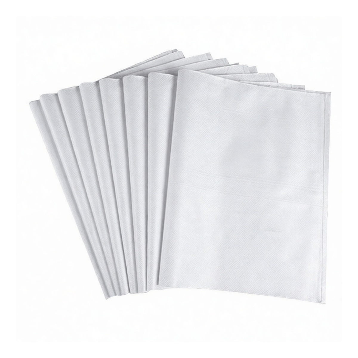 White Polypropylene Woven Bag 23.6x39.4 in 132 lbs Load, Pkg Qty 100