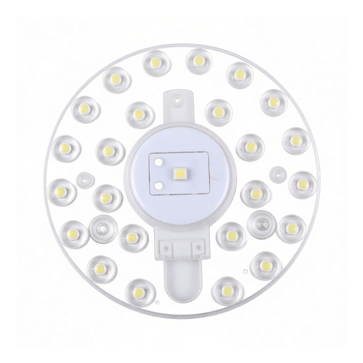 12W White LED Round Module Track Light Fixture, Pkg Qty 50