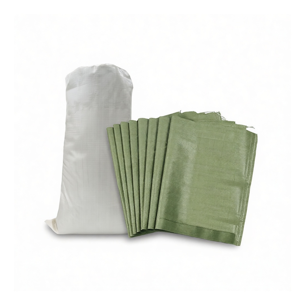 Polypropylene Bulk Bag 47.2x59.1 in 88 lbs Load Flat Bottom, Pkg Qty 50