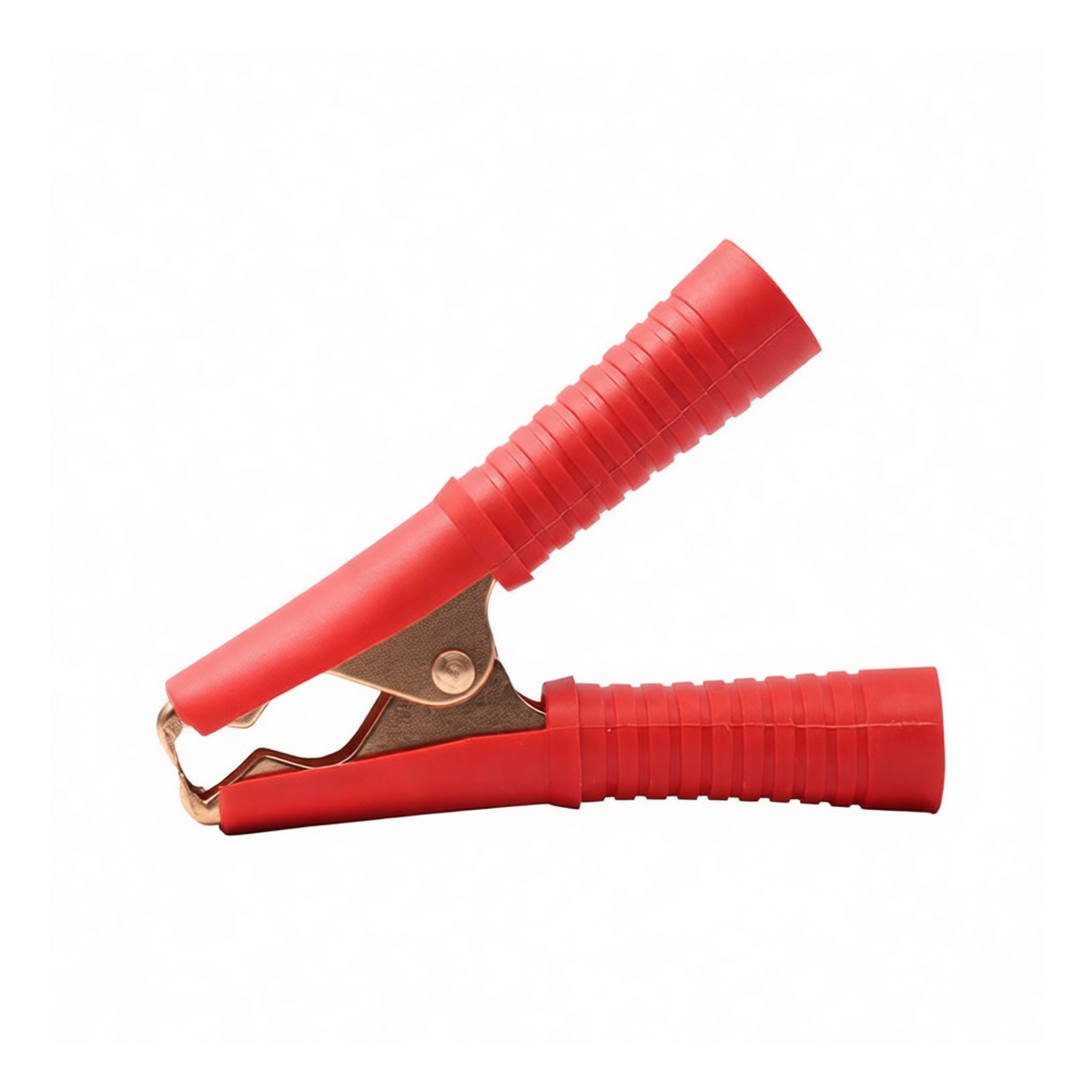 Copper Plated Steel Alligator Clip 100A 600V Red Grounding, Pkg Qty 100