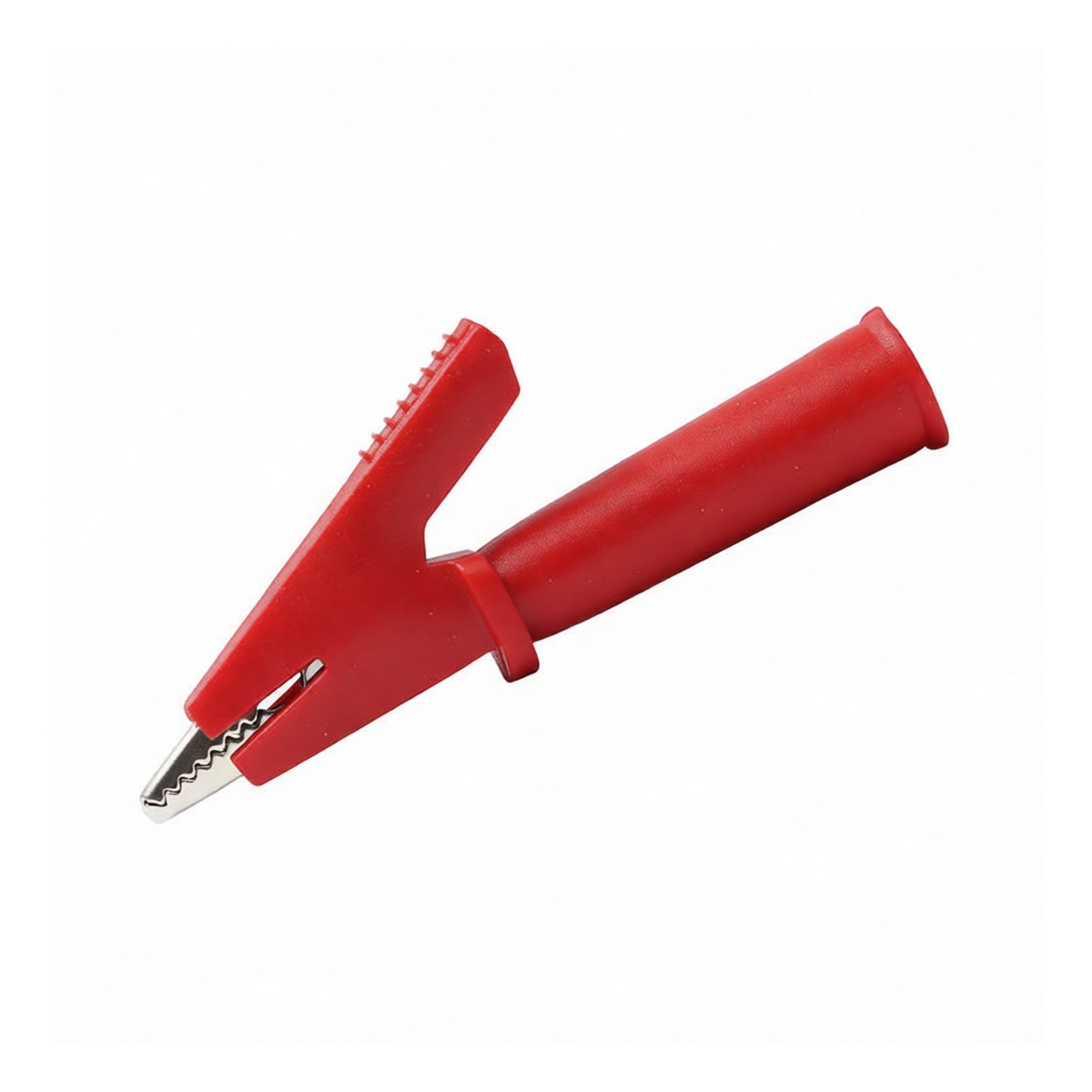 Red Copper Nickel Plated Alligator Clip 600V 15A, Pkg Qty 100