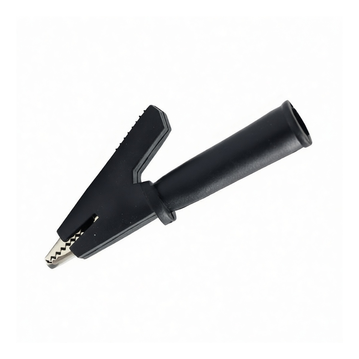 Black Nickel-Plated Copper Alligator Clip, 600V, 30A, Pkg Qty 100