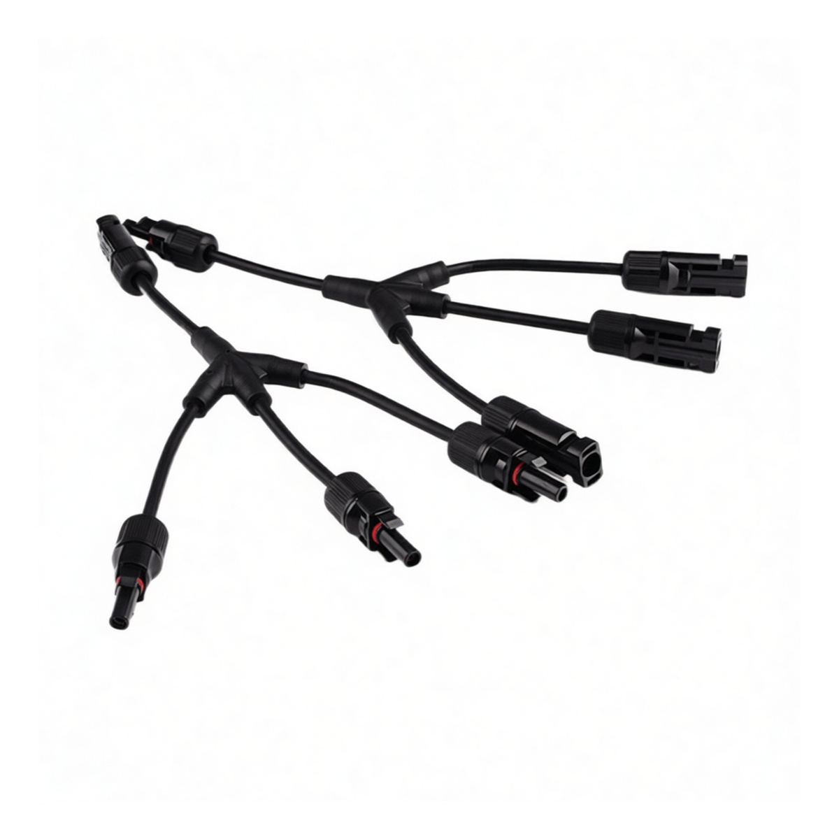 MC4 Y-Branch Connector 1000V 30A PPO Solar Array, Pkg Qty 6