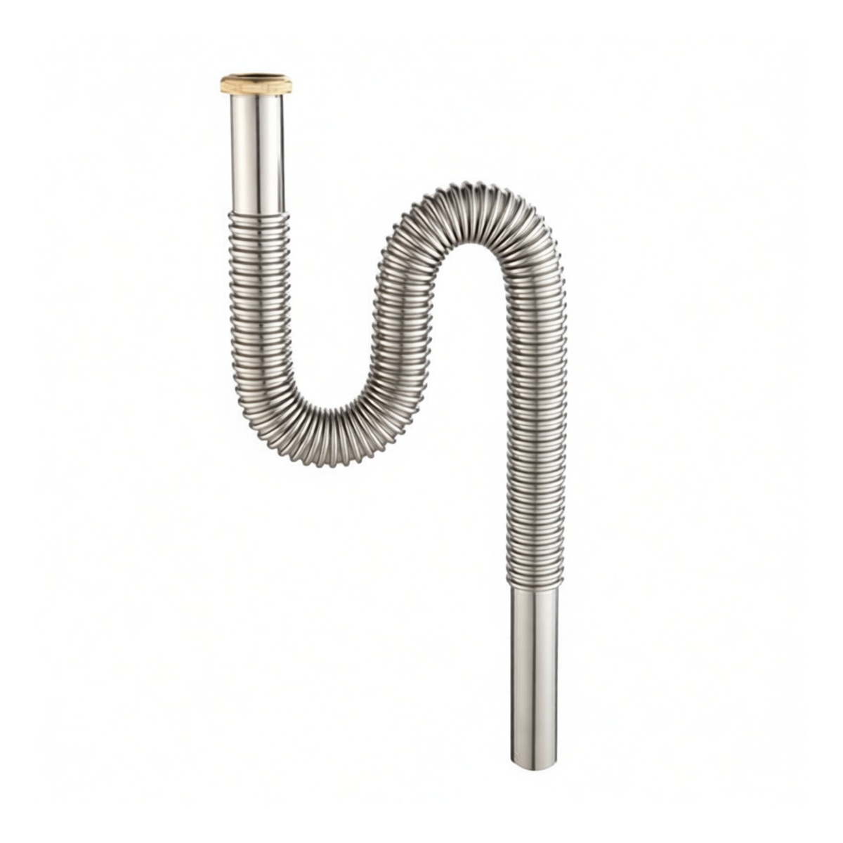 Stainless Steel 39.4 in Slip Joint Bathroom Sink Drain, Pkg Qty 20