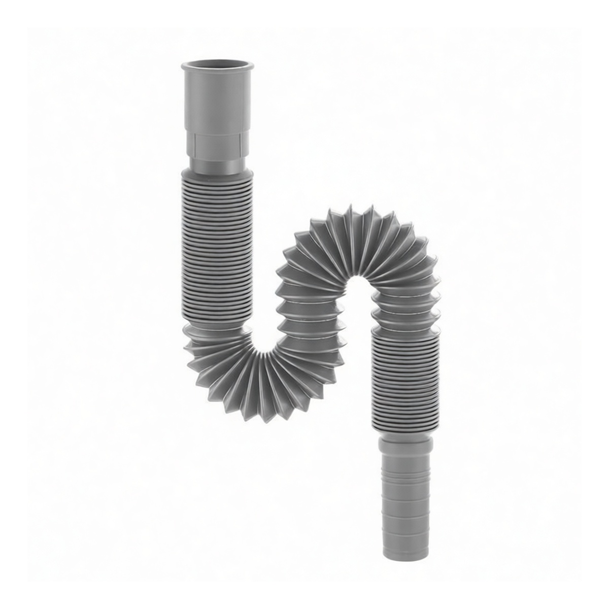 Plastic Push-Fit Mop Sink Drain Hose, 13-29.5 in, Pkg Qty 12