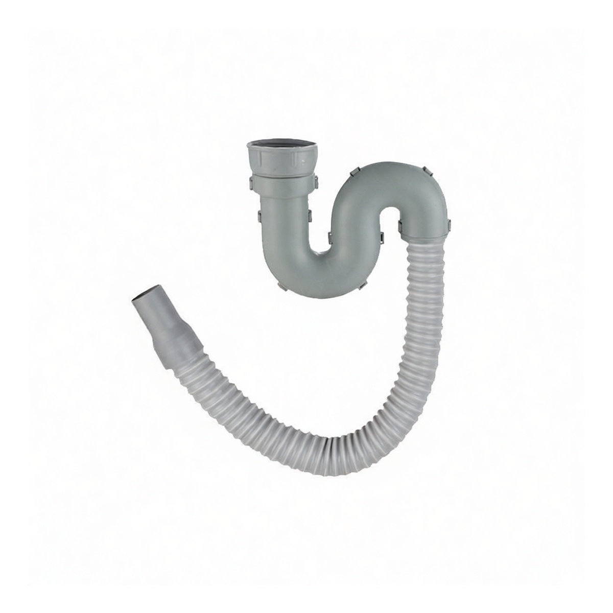 ABS Mop Sink Drain Pipe, 15.75 in, Single Bowl Floor Drain, Pkg Qty 12