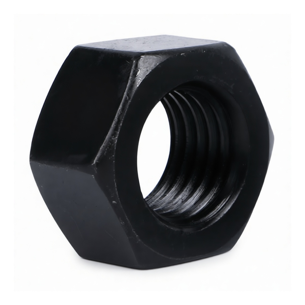 Grade 10 Carbon Steel Hex Nut, M36, 1.417 in, Black Oxide, Pkg Qty 36