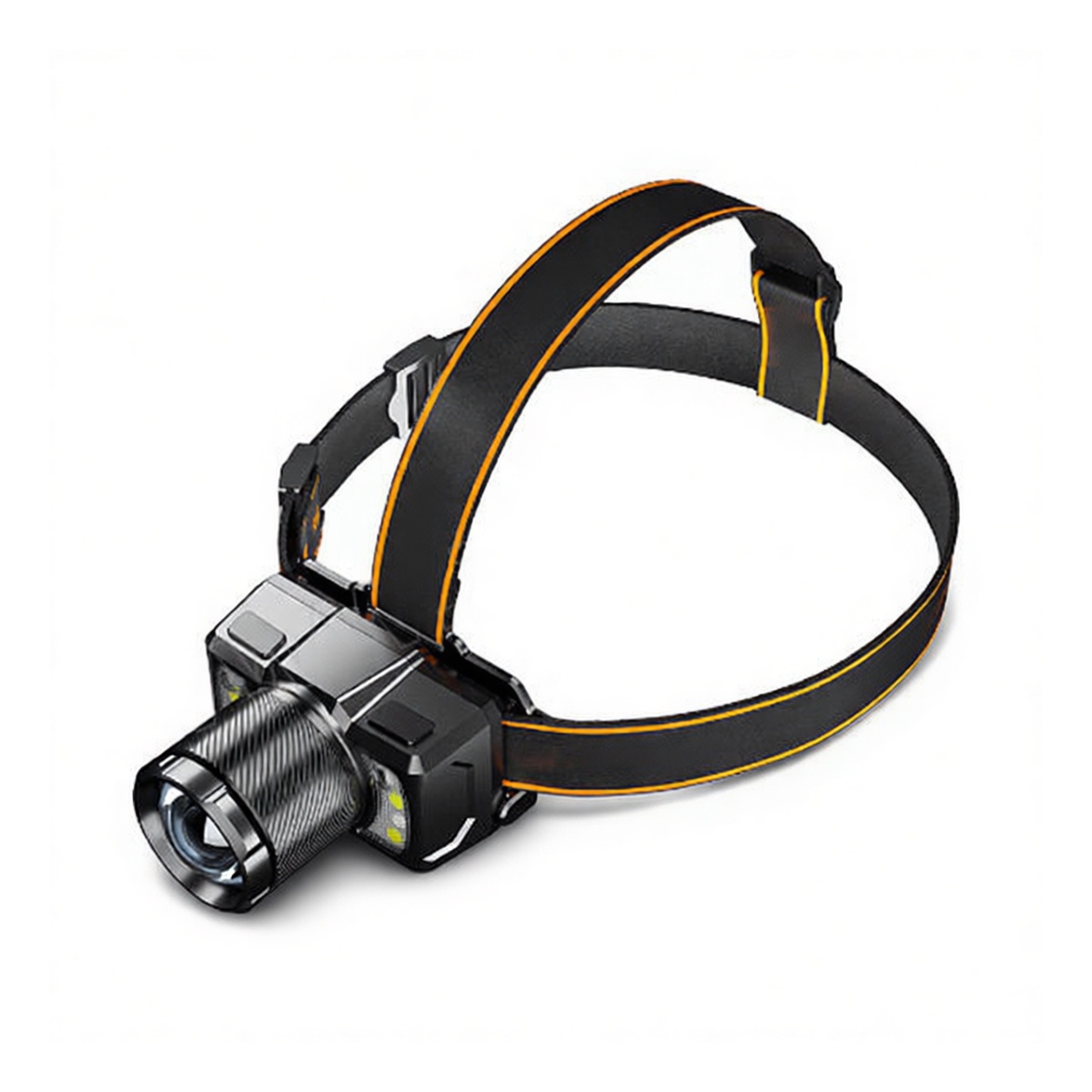 15W LED Headlamp Floodlight Aluminum 50ft Beam, Pkg Qty 5