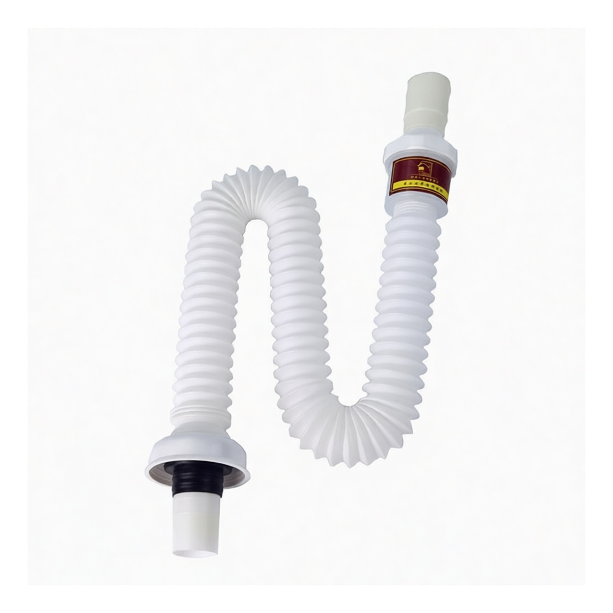 Push-Fit Plastic Sink Drain Pipe, 14.57 to 32.68 in, Universal, Pkg Qty 12